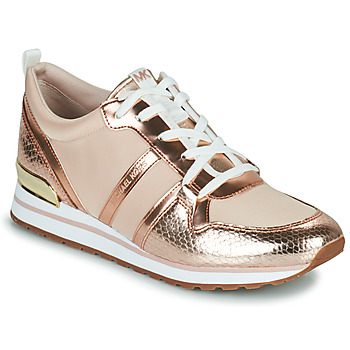 Cipők Női Rövid szárú edzőcipők MICHAEL Michael Kors DASH TRAINER Rózsaszín / Bőrszínű / Rózsaszín / Arany