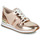 Cipők Női Rövid szárú edzőcipők MICHAEL Michael Kors DASH TRAINER Rózsaszín / Bőrszínű / Rózsaszín / Arany