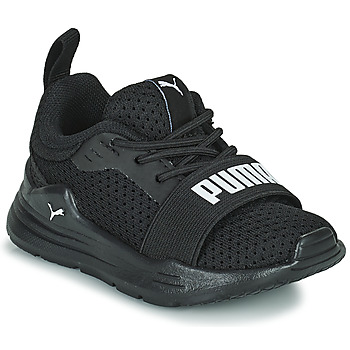 Cipők Gyerek Rövid szárú edzőcipők Puma Wired Run AC Inf Fekete  / Fehér
