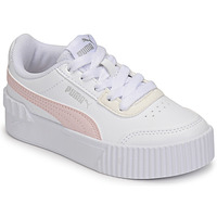 Cipők Lány Rövid szárú edzőcipők Puma Carina Lift PS Fehér / Rózsaszín