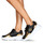 Cipők Női Rövid szárú edzőcipők Versace Jeans Couture 72VA3SC7 Fekete  / Arany