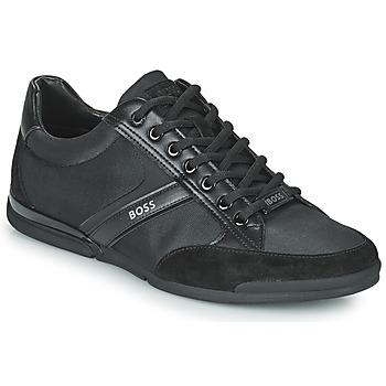 Cipők Férfi Rövid szárú edzőcipők BOSS Saturn_Lowp_mx A Fekete 