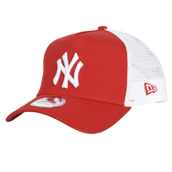 Textil kiegészítők Baseball sapkák New-Era CLEAN TRUCKER NEW YORK YANKEES Piros / Fehér