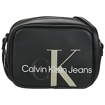 Táskák Női Válltáskák Calvin Klein Jeans SCULPTED MONO CAMERA BAG Fekete 