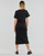 Ruhák Női Hosszú ruhák Calvin Klein Jeans CK RIB LONG T-SHIRT DRESS Fekete 