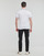 Ruhák Férfi Rövid ujjú galléros pólók Calvin Klein Jeans TIPPING SLIM POLO Fehér / Fekete 