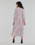 Ruhák Női Hosszú ruhák Tommy Hilfiger VISCOSE MIDI SHIRT DRESS 3/4 SLV Fehér / Kék / Piros