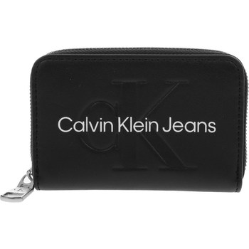 Táskák Női Pénztárcák Calvin Klein Jeans Accordion Zip Around Fekete 