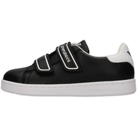 Cipők Fiú Rövid szárú edzőcipők Emporio Armani EA7 XSX014 BLACK