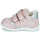 Cipők Lány Rövid szárú edzőcipők Geox B ELTHAN GIRL A Rózsaszín / Ezüst