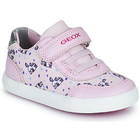Cipők Lány Rövid szárú edzőcipők Geox B GISLI GIRL A Rózsaszín