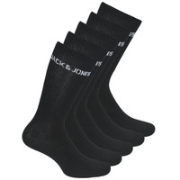 Fehérnemű Férfi High socks Jack & Jones JACBASIC LOGO TENNIS X5 Fekete 
