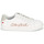 Cipők Női Rövid szárú edzőcipők Bons baisers de Paname SIMONE AMOUR BLANC ROSE GOLD Fehér / Rózsaszín