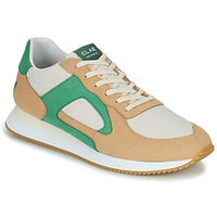 Cipők Rövid szárú edzőcipők Clae EDSON Fehér / Zöld / Bézs