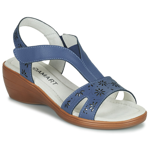 Cipők Női Szandálok / Saruk Damart 69994 Kék