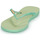 Cipők Női Lábujjközös papucsok Havaianas SLIM GLITTER FLOURISH Zöld