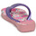 Cipők Lány Lábujjközös papucsok Havaianas KIDS FLORES Rózsaszín / Lila