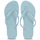 Cipők Női Lábujjközös papucsok Havaianas SLIM LOGO Kék