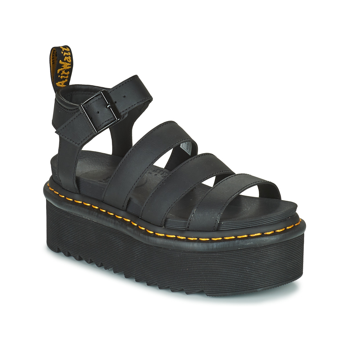 Cipők Női Szandálok / Saruk Dr. Martens Blaire Quad Black Hydro Fekete 
