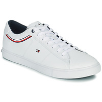 Cipők Férfi Rövid szárú edzőcipők Tommy Hilfiger Essential Leather Sneaker Detail Fehér