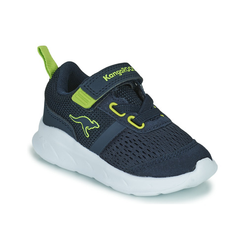Cipők Fiú Rövid szárú edzőcipők Kangaroos K-IR Fast EV Kék / Zöld