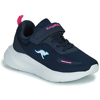 Cipők Lány Rövid szárú edzőcipők Kangaroos K-FT Maze EV Tengerész / Rózsaszín