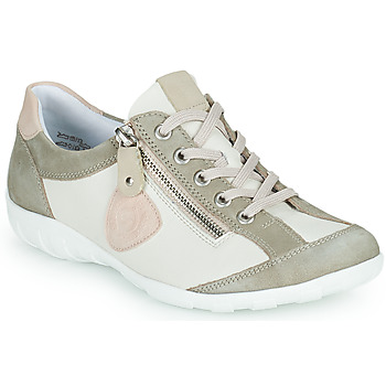 Cipők Női Rövid szárú edzőcipők Remonte ROCK Fehér / Zöld / Rózsaszín