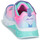 Cipők Lány Rövid szárú edzőcipők Skechers FLUTTER HEART LIGHTS Rózsaszín / Kék