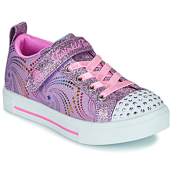 Cipők Lány Rövid szárú edzőcipők Skechers SPARKLE RAYZ Lila / Rózsaszín
