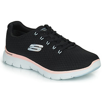 Cipők Női Rövid szárú edzőcipők Skechers FLEX APPEAL 4.0 Fekete 