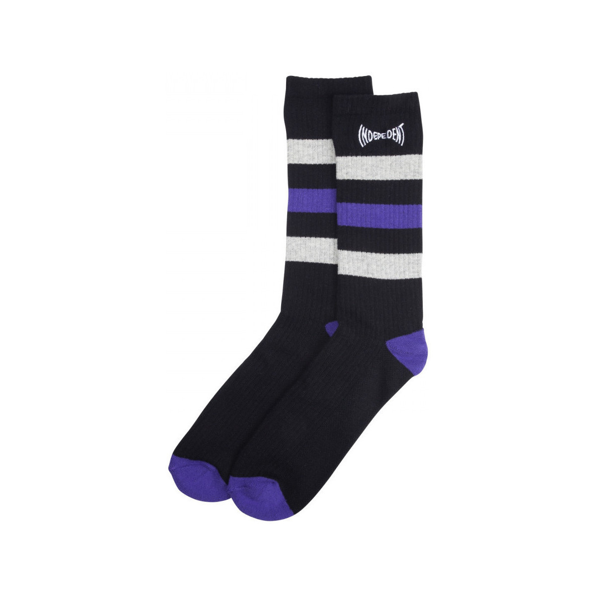 Fehérnemű Férfi Zoknik Independent Span stripe socks Fekete 