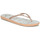 Cipők Női Lábujjközös papucsok Roxy BERMUDA PRINT Fehér / Bőrszínű