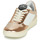 Cipők Női Rövid szárú edzőcipők Meline IG-142 Fehér / Rózsaszín / Arany