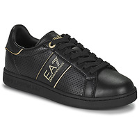 Cipők Rövid szárú edzőcipők Emporio Armani EA7 CLASSIC SEASONAL Fekete 
