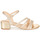 Cipők Női Szandálok / Saruk Cosmo Paris ZEDI-GLIT Platina