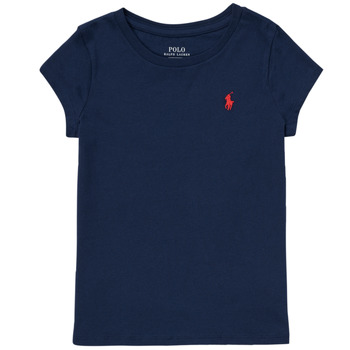 Ruhák Lány Rövid ujjú pólók Polo Ralph Lauren NOIVEL Tengerész