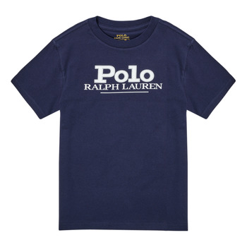 Ruhák Fiú Rövid ujjú pólók Polo Ralph Lauren SOIMINE Tengerész