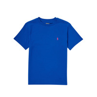 Ruhák Fiú Rövid ujjú pólók Polo Ralph Lauren FILLIEE Kék