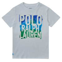 Ruhák Fiú Rövid ujjú pólók Polo Ralph Lauren GOMMA Fehér