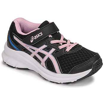 Cipők Lány Futócipők Asics JOLT 3 PS Fekete  / Rózsaszín