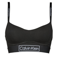 Fehérnemű Női Sport melltartók Calvin Klein Jeans LINED BRALETTE Fekete 