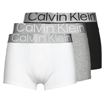 Fehérnemű Férfi Boxerek Calvin Klein Jeans TRUNK X3 Fekete  / Szürke / Fehér