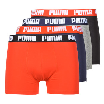 Fehérnemű Férfi Boxerek Puma PUMA BASIC X4 Tengerész / Fekete  / Piros / Szürke