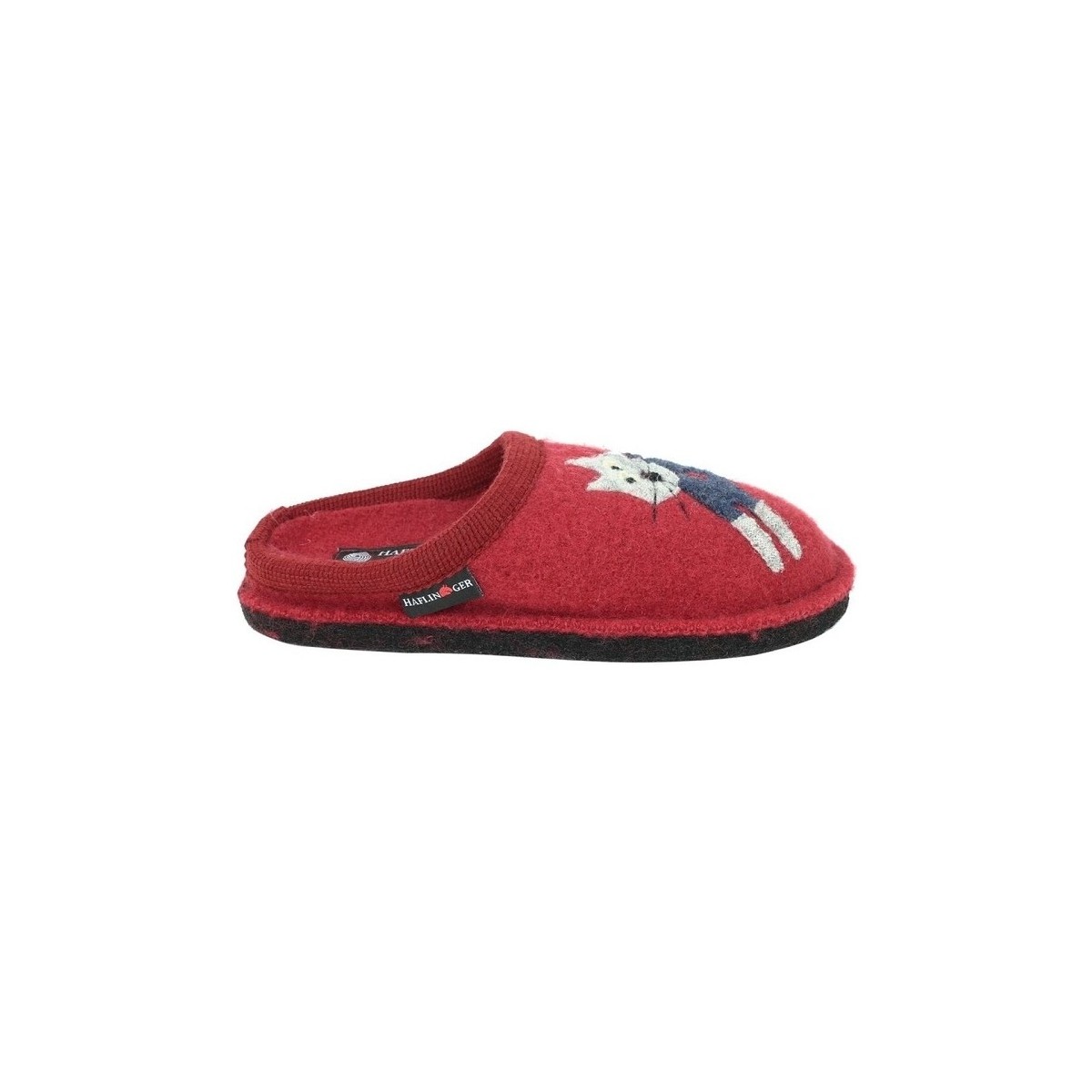 Cipők Női Mamuszok Haflinger FLAIR CUCHO Piros