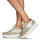 Cipők Női Rövid szárú edzőcipők NeroGiardini E218060D-702 Bézs / Arany
