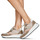 Cipők Női Rövid szárú edzőcipők NeroGiardini E218040D-501 Barna / Rózsaszín