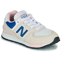 Cipők Lány Rövid szárú edzőcipők New Balance 574 Fehér / Kék
