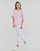 Ruhák Női Rövid ujjú pólók Armor Lux 79240 Fehér / Rózsaszín