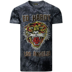 Ruhák Férfi Rövid ujjú pólók Ed Hardy - Los tigre t-shirt black Fekete 