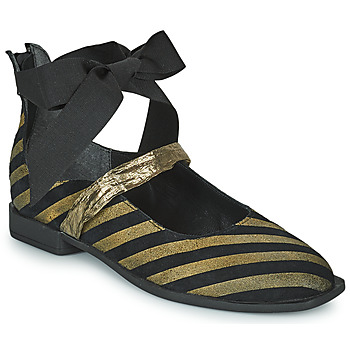 Cipők Női Balerina cipők
 Papucei FLOYD Fekete  / Arany